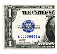 Load image into Gallery viewer, One-Dollar Note serie of 1928 Blue Seal Silver Certificate Fr.1603
