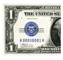 Load image into Gallery viewer, One-Dollar Note serie of 1928 Blue Seal Silver Certificate Fr.1604
